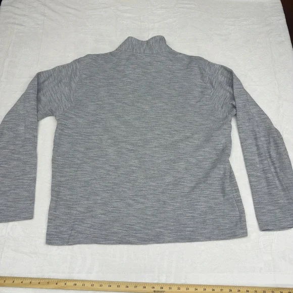Bonobos 1/4 Zip Pullover Sweatshirt Mens XXL Heather Gray Slim Casual Preppy - Picture 2 of 7